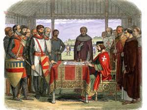 King John signs the Magna Carta thMUGI3UD7
